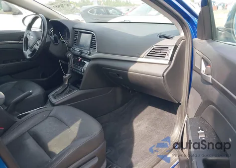 2017 Hyundai Elantra Limited z USA, uszkodzony, nr VIN 5NPD84LF8HH114893